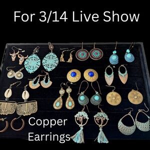 Copper Earring Tray for 3/14 Live Show Dig With Divasdive